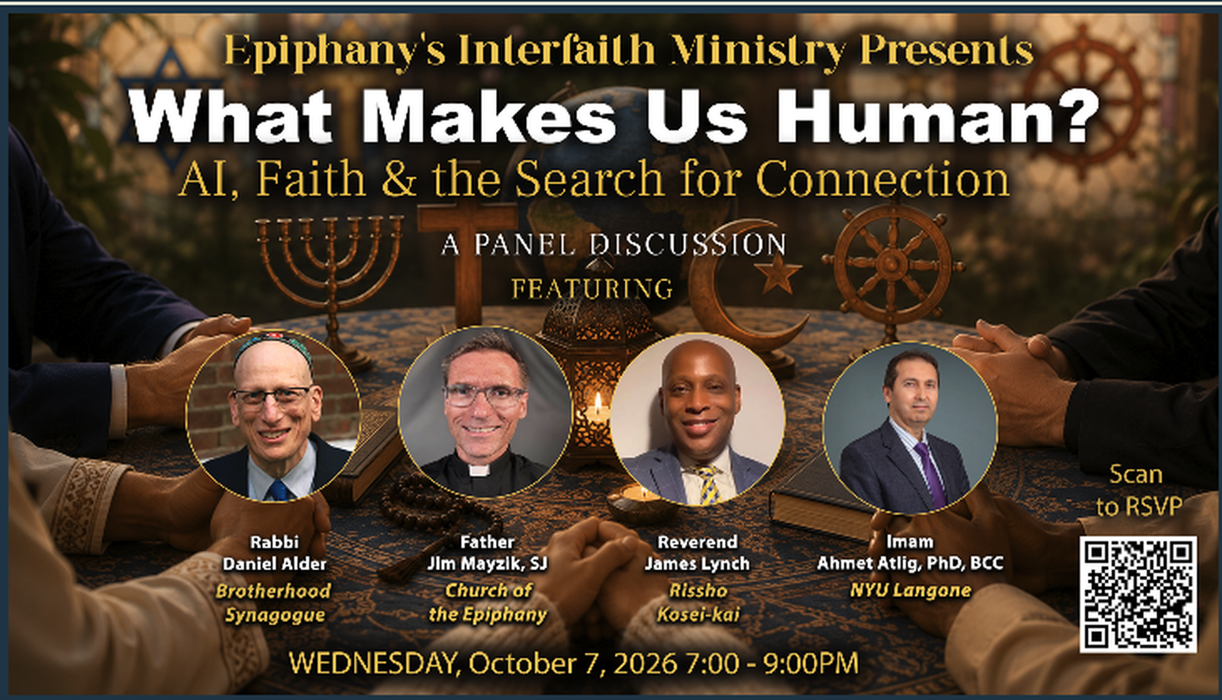 Church of the Epiphany Interfaith Panel Discussion Event