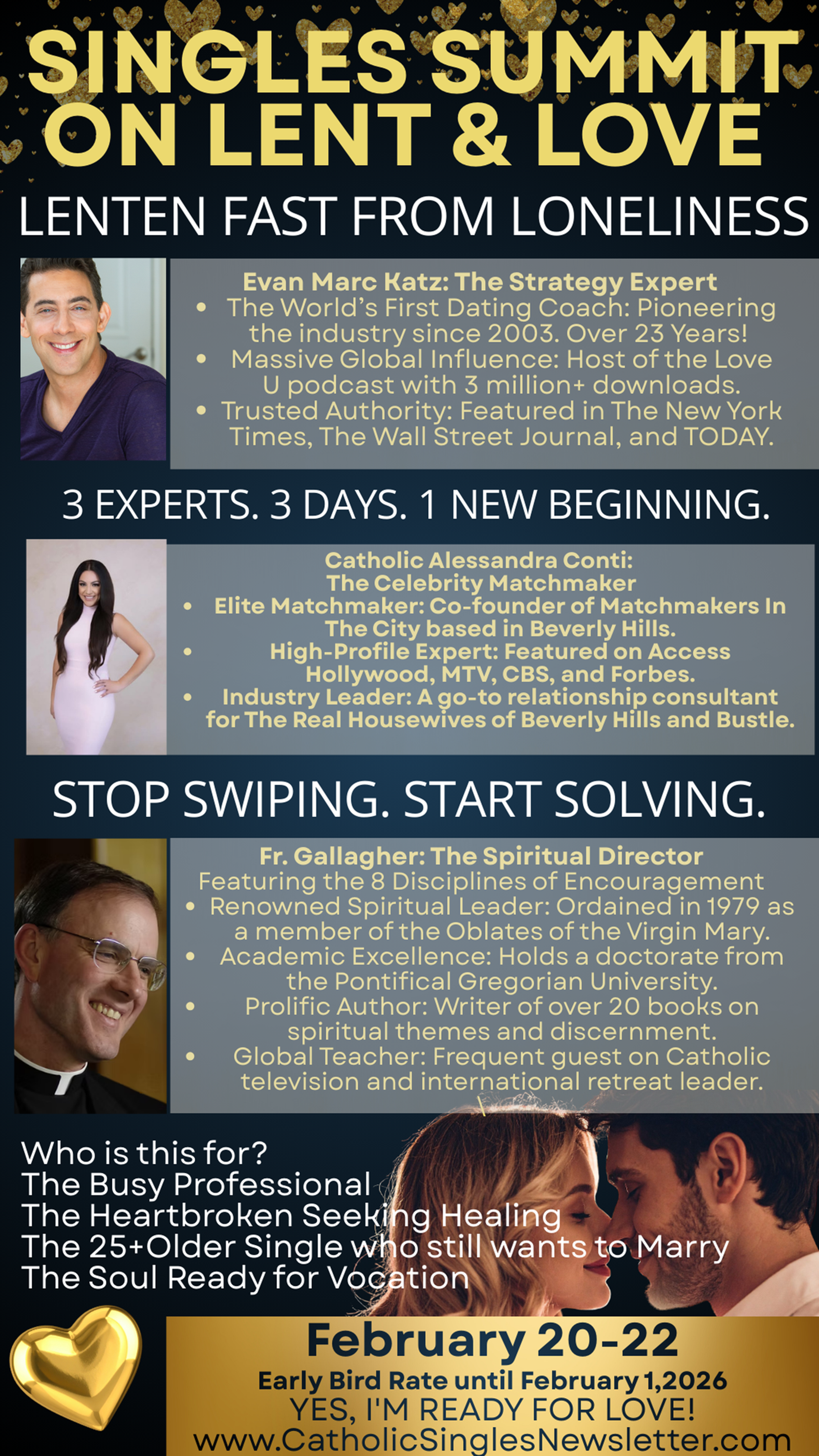 Singles Summit on Lent and Love – Lenten Fast from Loneliness