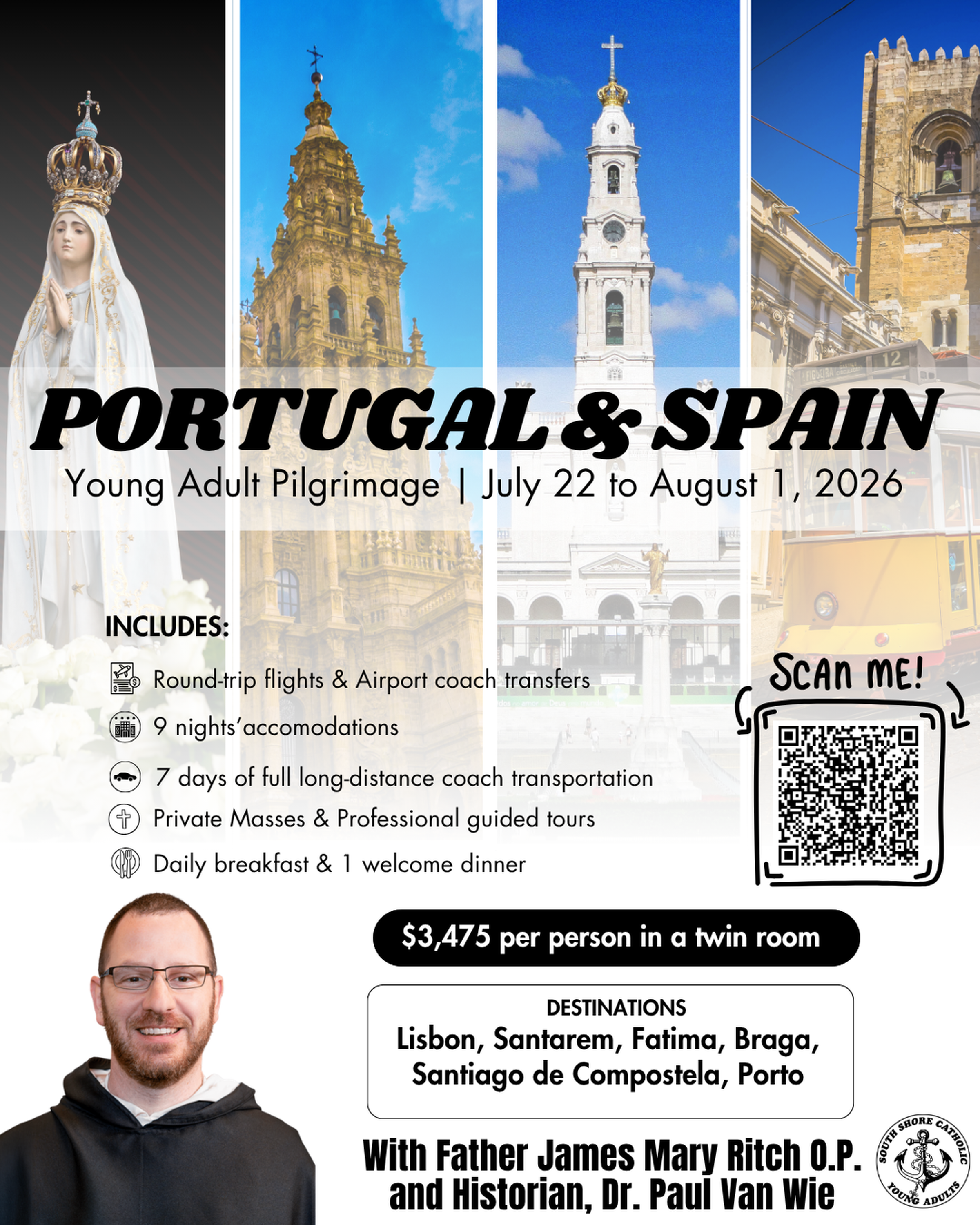 South Shore Catholic Young Adults of Long Island (SSCYA)  - A Journey in Europe