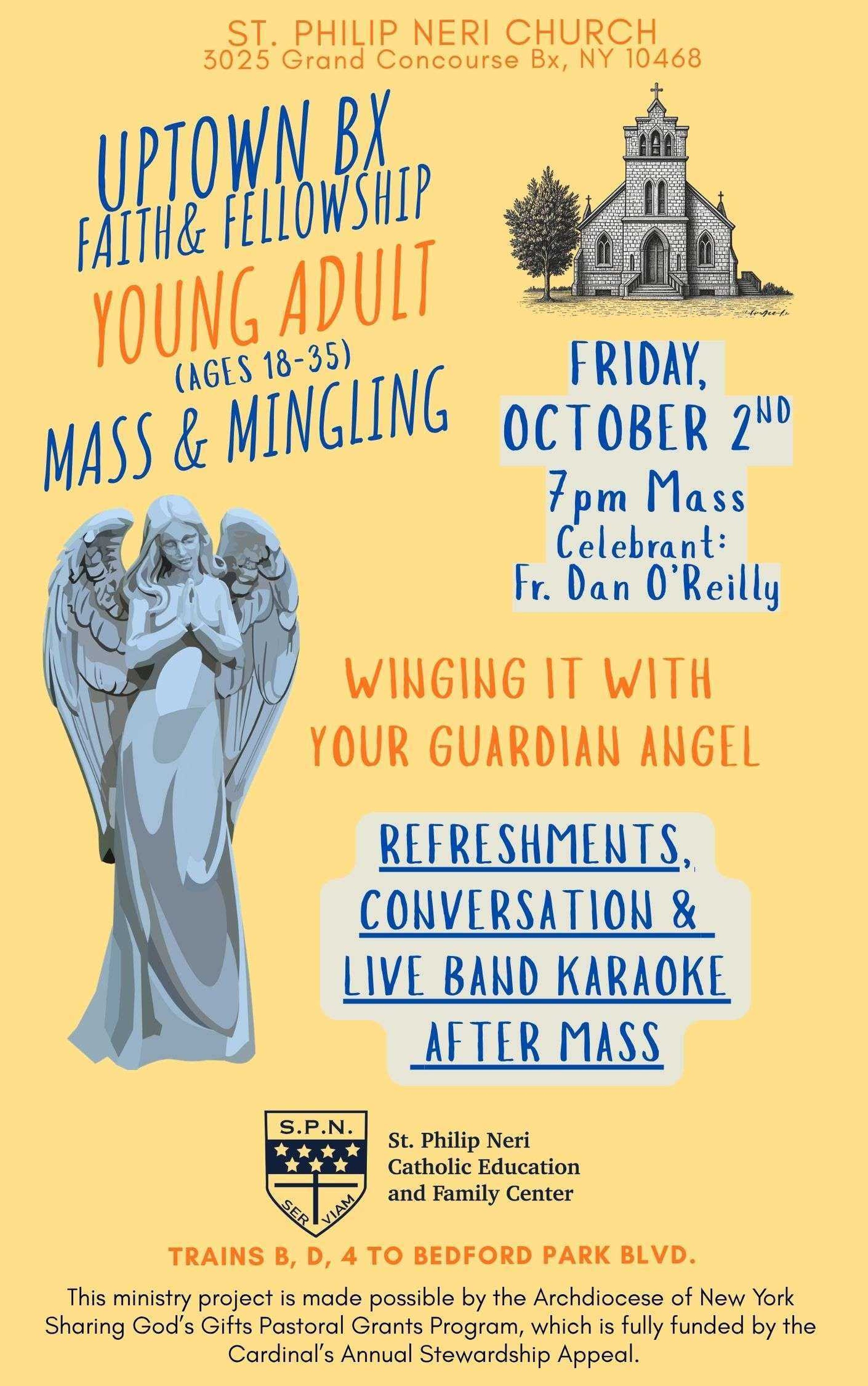 St. Philip Neri | Young Adult Mass & Mingling