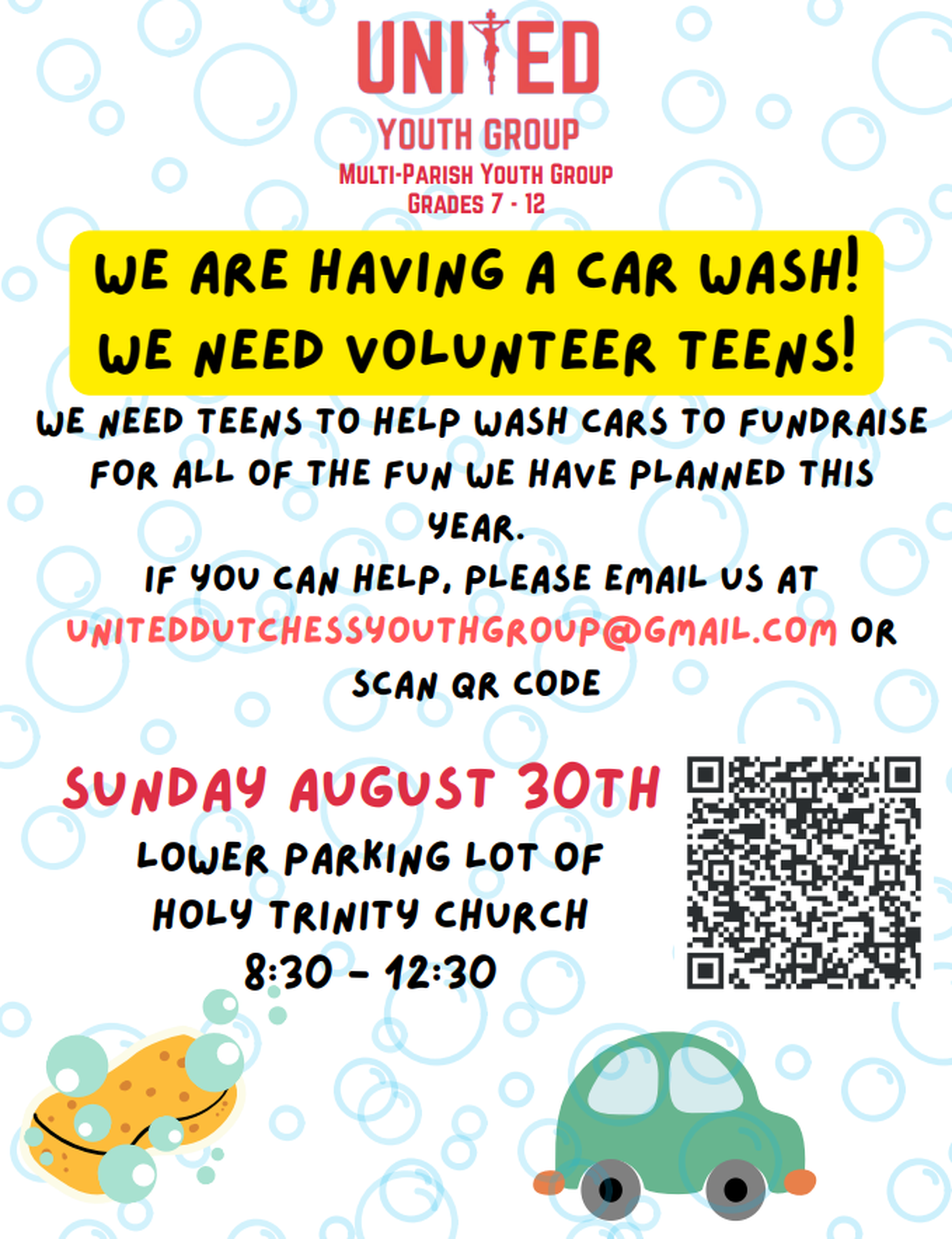 United Youth Group - Fundraiser Car Wash