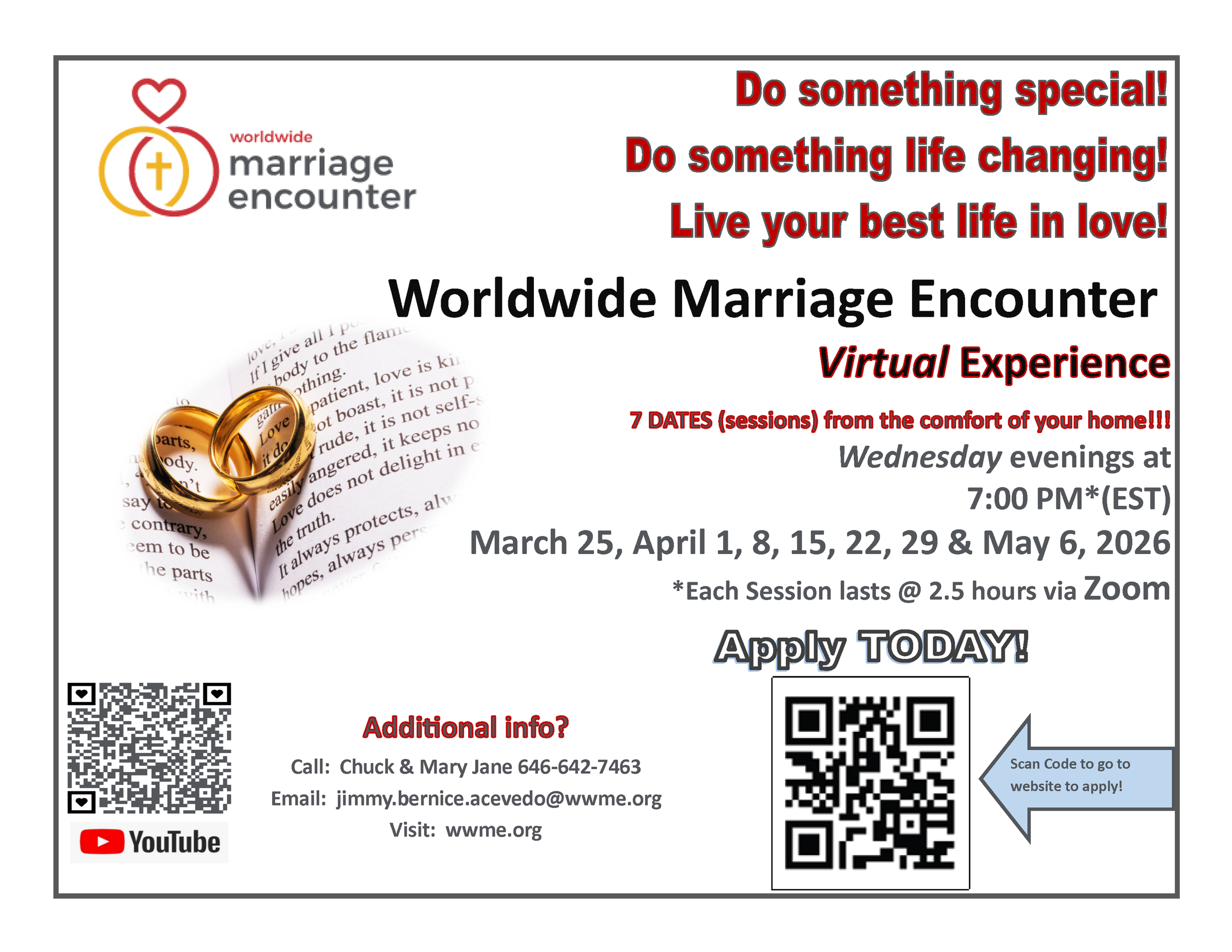 Worldwide Marriage Encounter: Marriage Enrichment Program