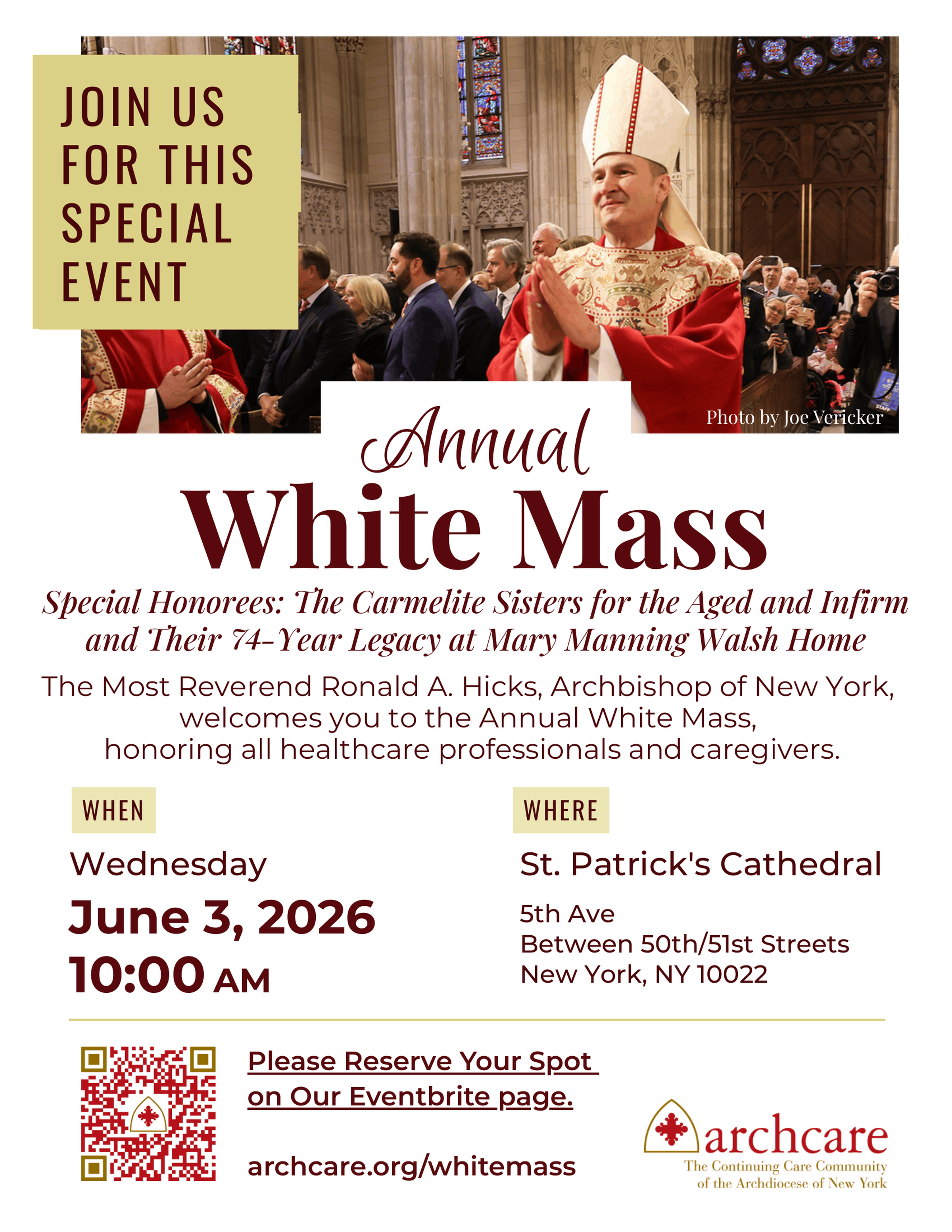 Annual White Mass