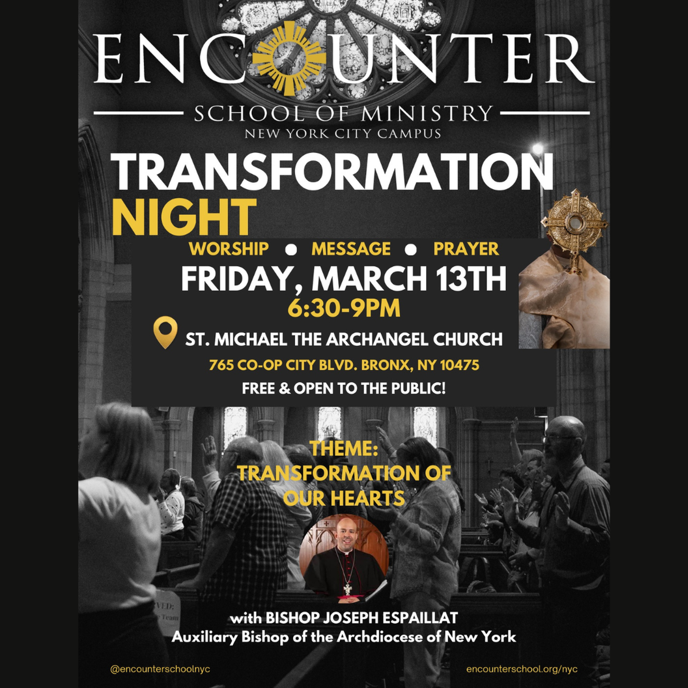 Transformation Night - Encounter School of Ministry NYC 