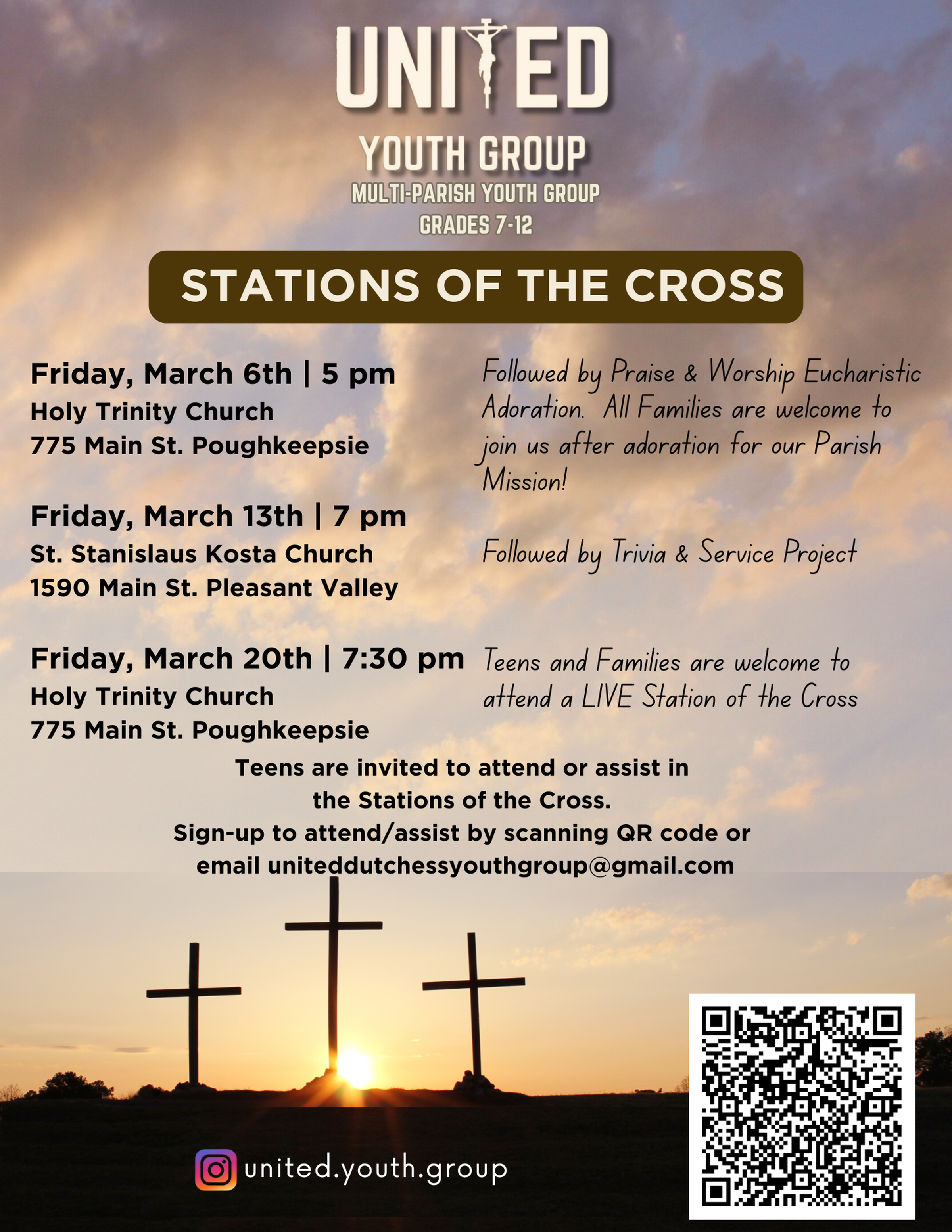 United Youth Group – Lenten Stations of the Cross
