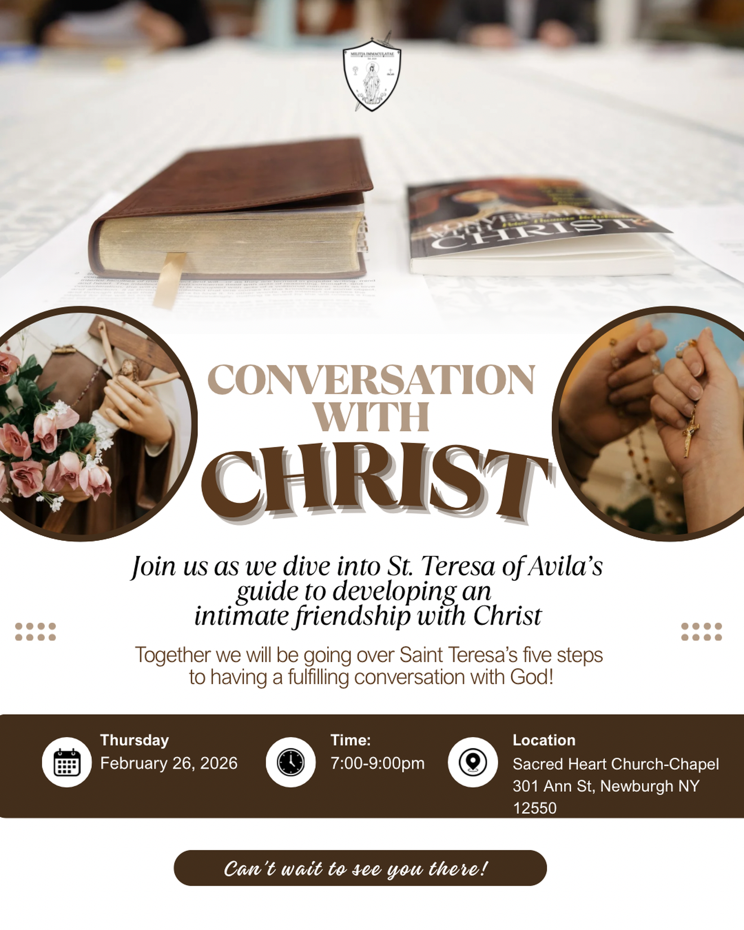 Militia Immaculatae Young Adults: Conversation with Christ