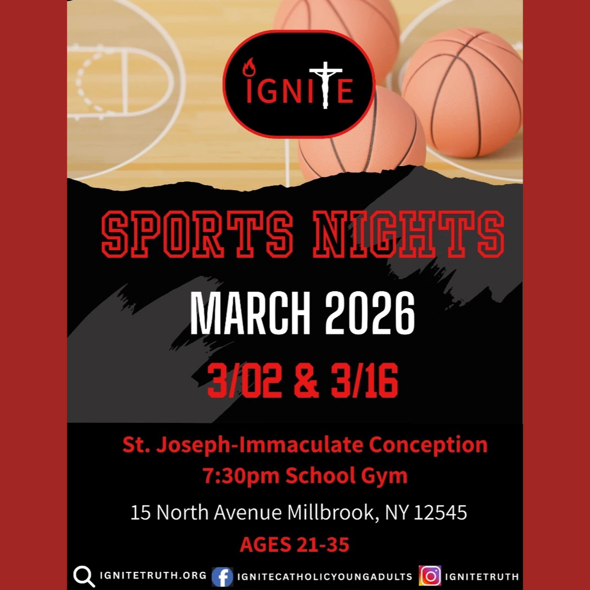 Ignite Young Adults – Sports Night