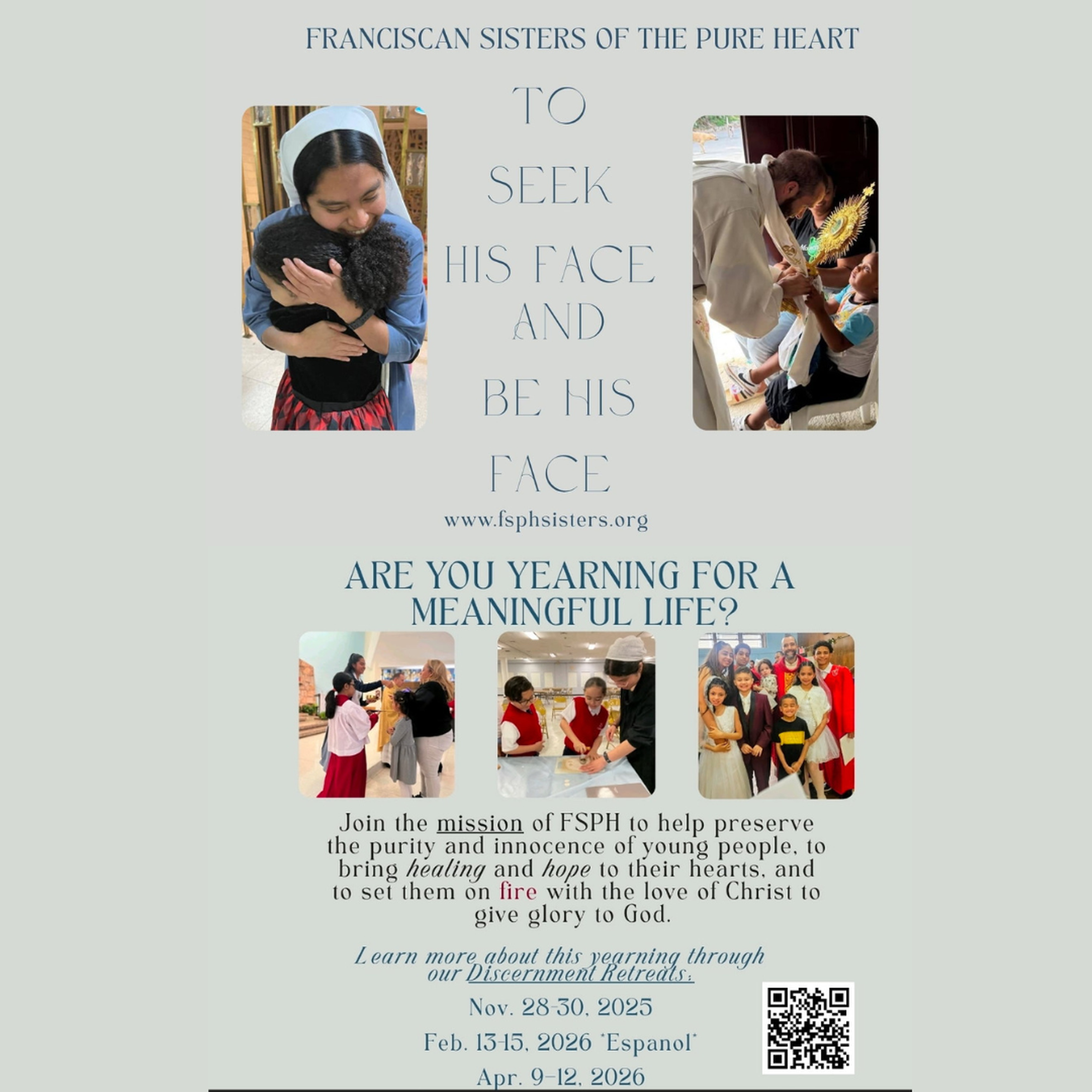Franciscan Sisters of the Pure Heart: To Seek His Face and Be His Face