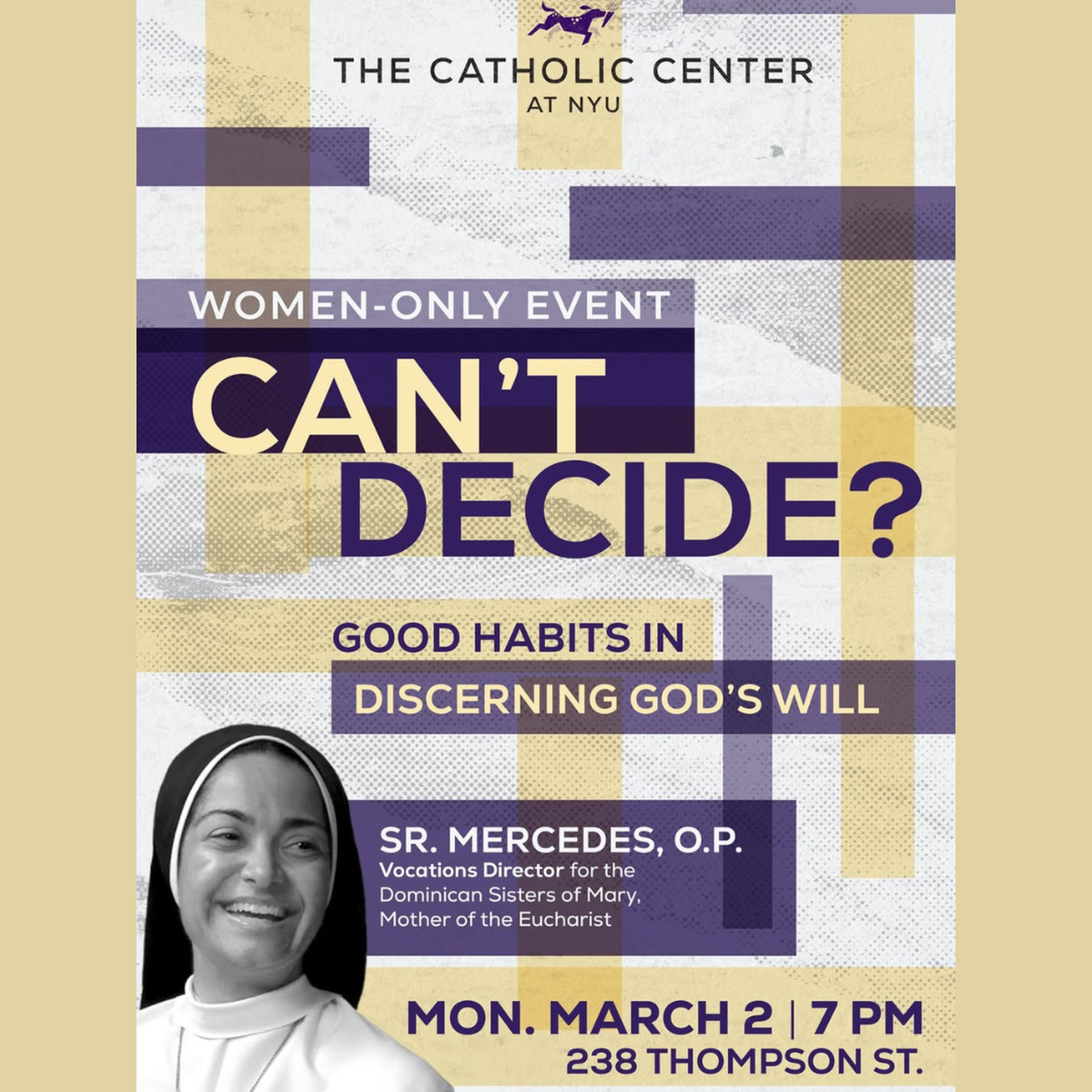 Can’t Decide? Good Habits in Discerning God’s Will (Women-Only Event)