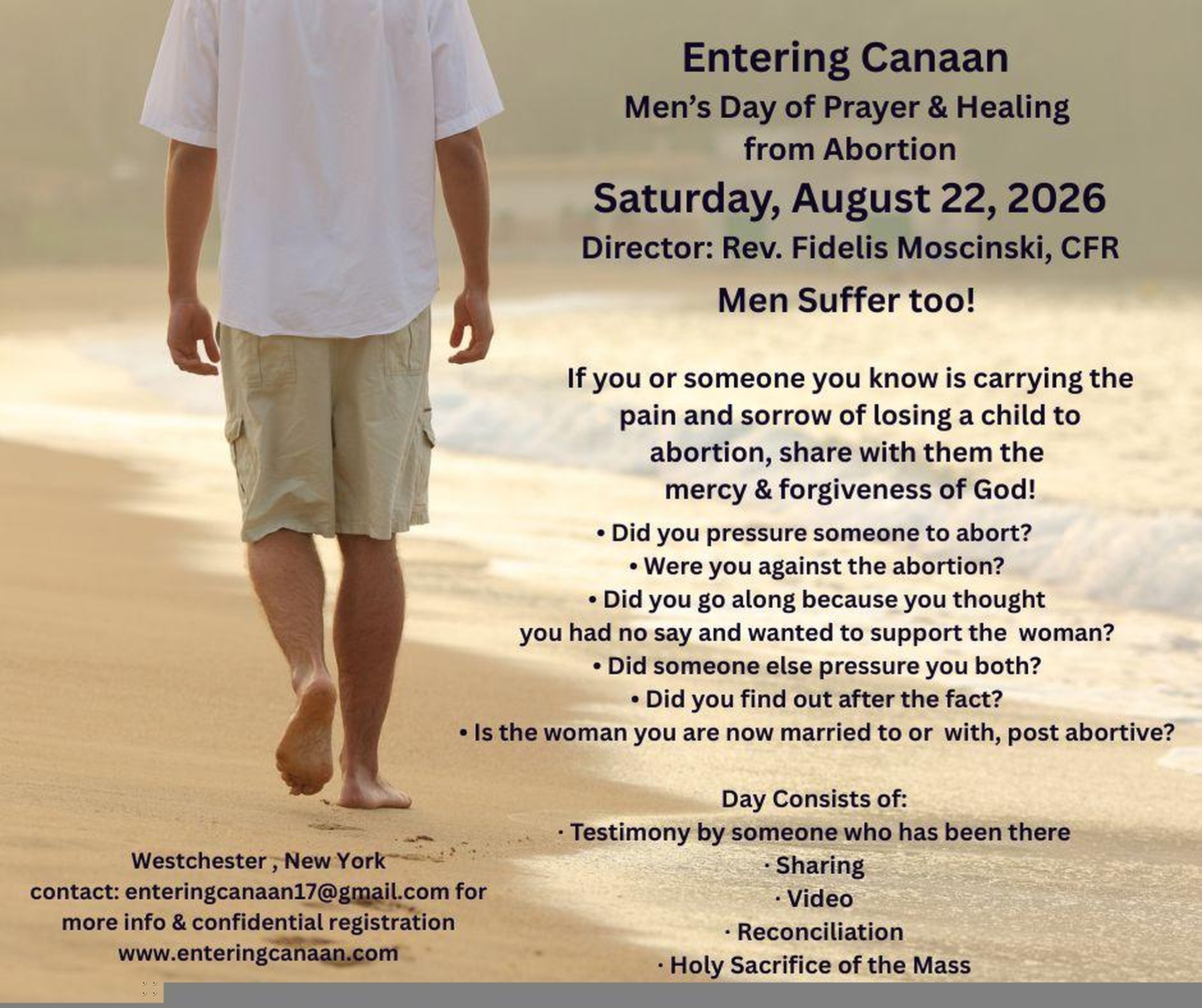 Entering Canaan Men's Day of Prayer & Healing from Abortion