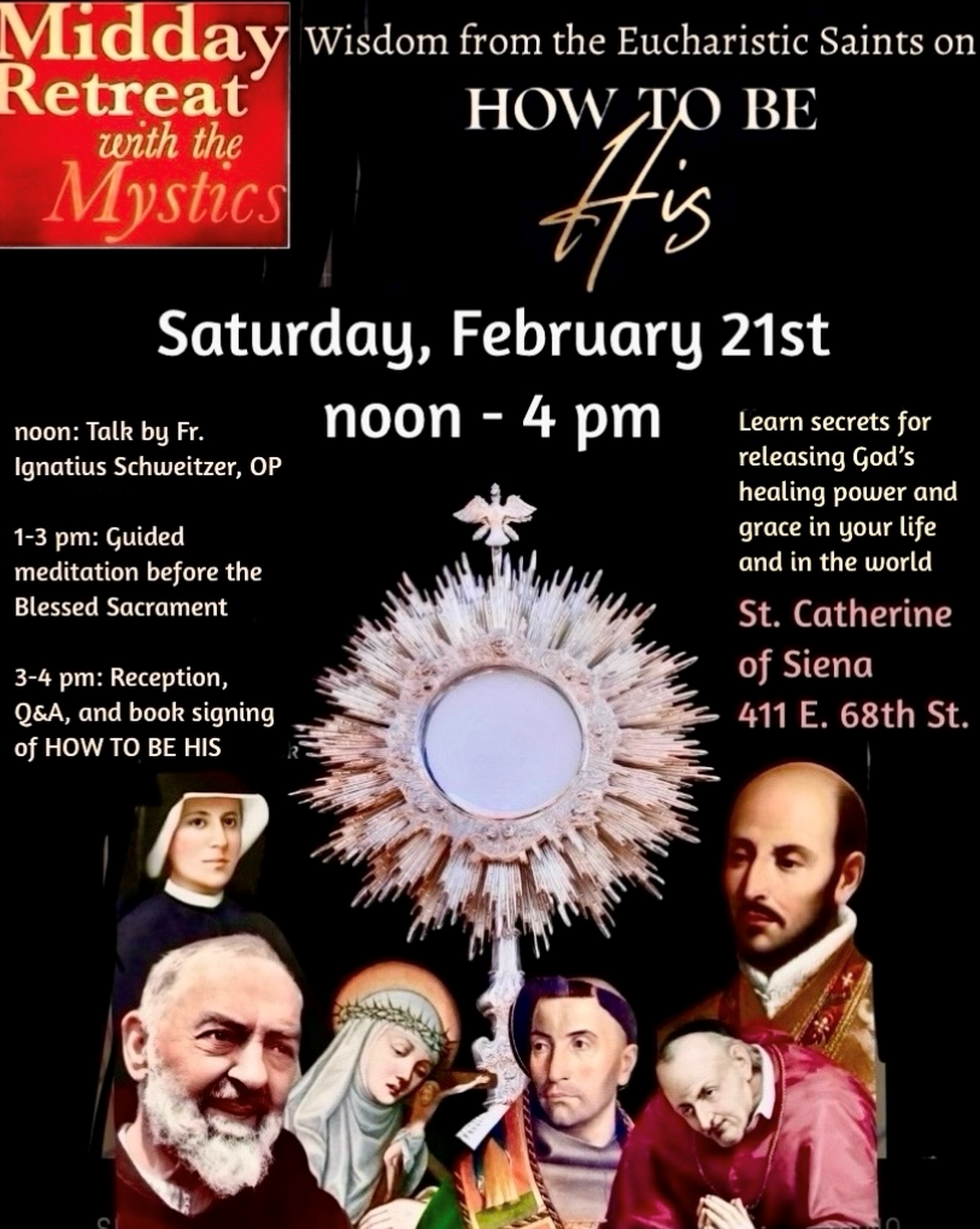 Midday Retreat with the Mystics: The Eucharistic Saints