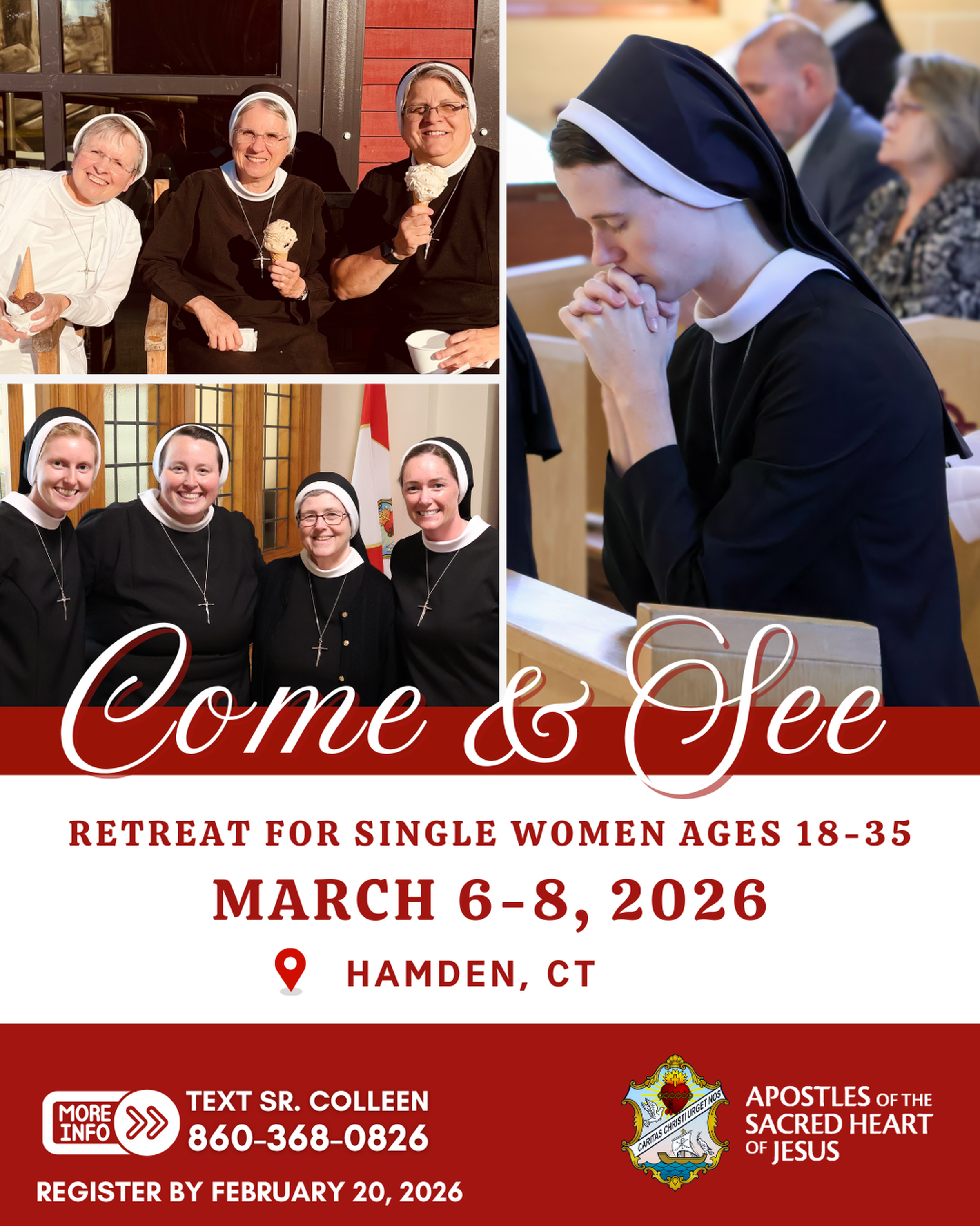 Come & See – Retreat for Single Women 18-35