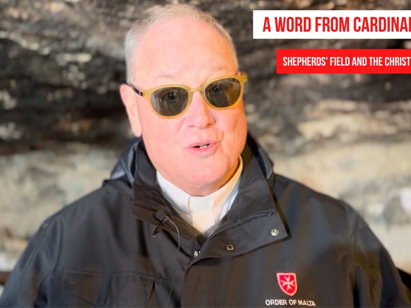 A Word from Cardinal Dolan: Shepherds' Field and the Christmas Message