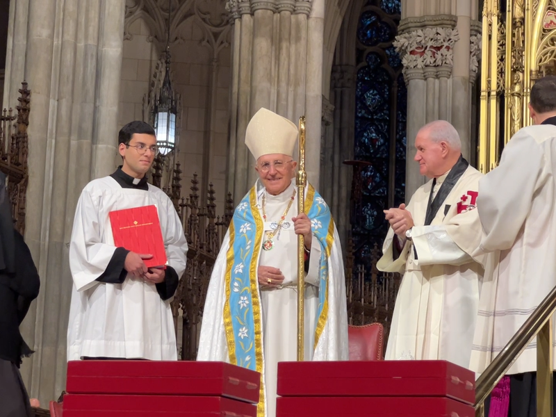 Investiture Mass for the Order of the Holy Sepulchre at St. Patrick's Cathedral
