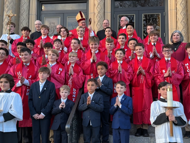Cardinal Dolan Celebrates Confirmations and First Communions for Iona Prep Students