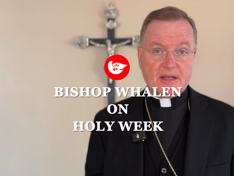 Bishop Whalen: This is the Holiest Week of the Year