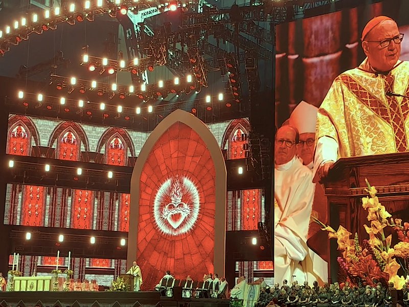 El cardenal Dolan celebró Misa de apertura del Congreso Eucarístico Nacional