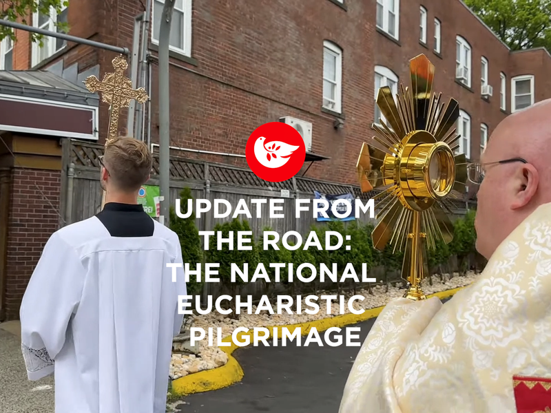 Interview with Zoe Dongas, Perpetual Pilgrim on Seton Route of National Eucharistic Pilgrimage