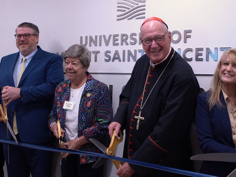 Cardinal Dolan Blesses New Seton College at the University of Mt. St. Vincent on First Day of Classes