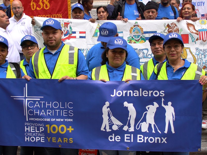Labor Parade Draws Laborers from Around the State to St. Patrick’s Cathedral