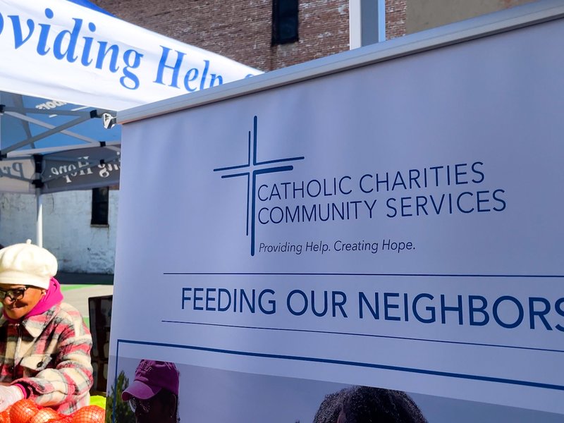 Catholic Charities Hosts Annual Holy Thursday Food Distribution With Cardinal Dolan