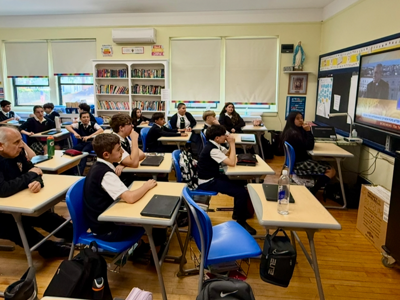 Our Lady of Good Counsel School Celebrates Election of Pope Leo XIV