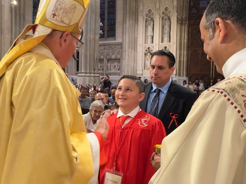Sealed With the Spirit: Cardinal Dolan Confirms 51 Children With Special Needs at St. Patrick’s Cathedral