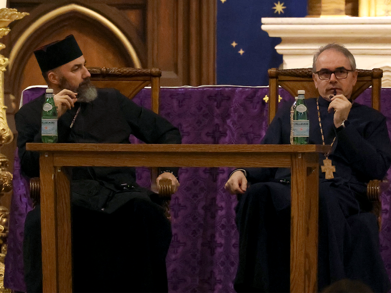 Metropolitan Archbishop Jonáš Maxim, Head of the Slovak Greek Catholic Church, Joins Theology on Tap at Old St. Patrick's Basilica