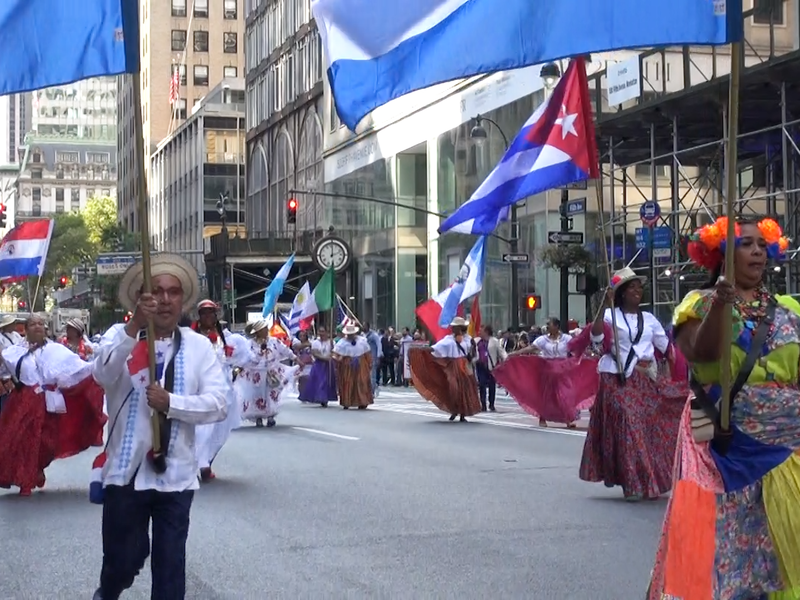 El Desfile de la Hispanidad de Nueva York celebró su 60 aniversario
