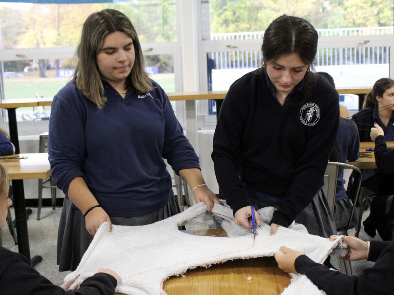 Maria Regina High School Students Launch Extensive Service Program on All Saints Day