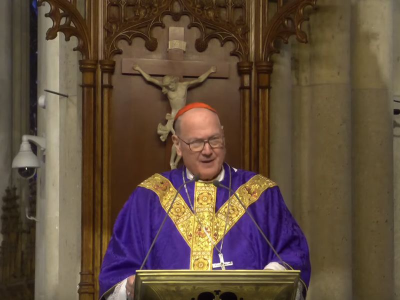 Cardinal Dolan’s Homily: The Second Sunday of Lent - February 25, 2024