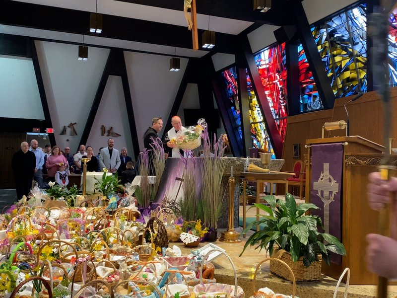 Blessing of the Food: Holy Saturday at Saint John the Evangelist With Cardinal Dolan