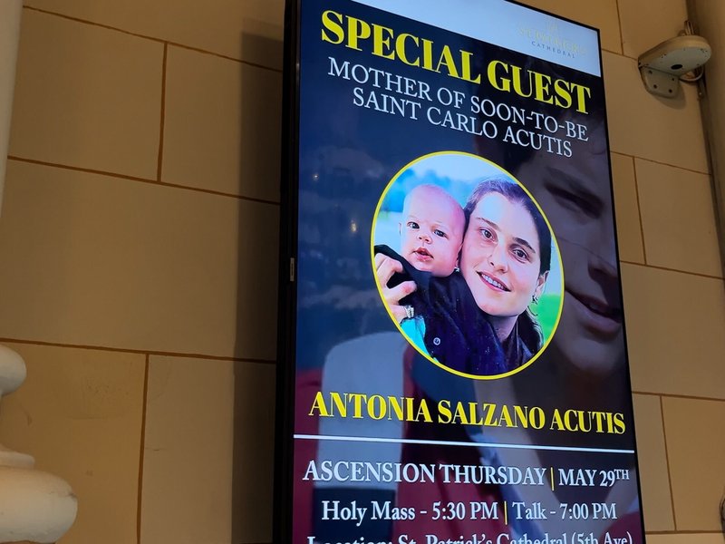 Ascension Thursday Mass With Special Guest Antonia Salzano Acutis, Mother of Soon-To-Be Saint Carlo Acutis