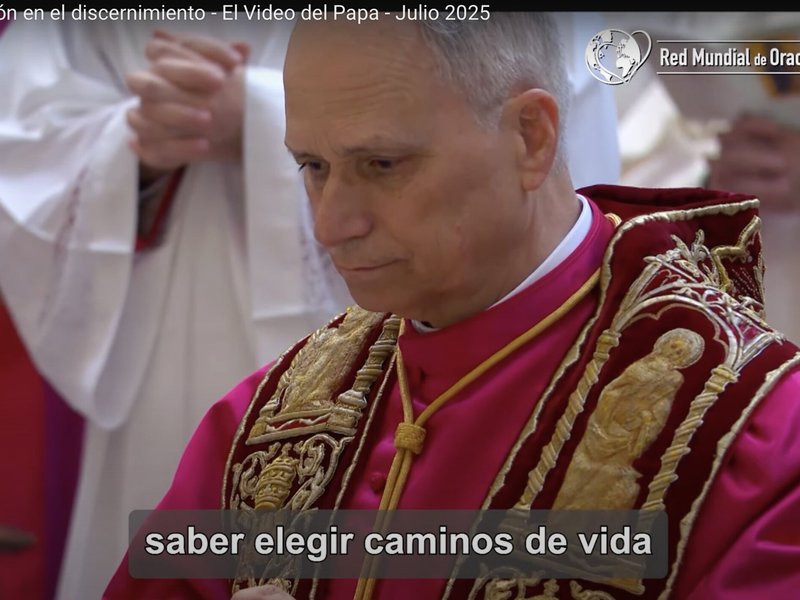 Intención de oración del papa León para el mes de julio: Para que aprendamos cada vez más a discernir