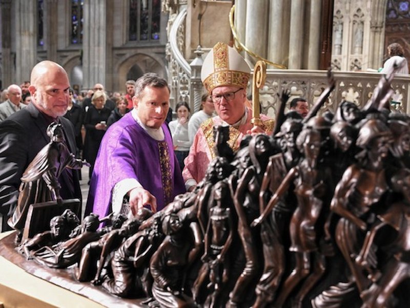 St. Josephine Bakhita Sculpture at St. Patrick’s Cathedral Brings Attention to Human Trafficking