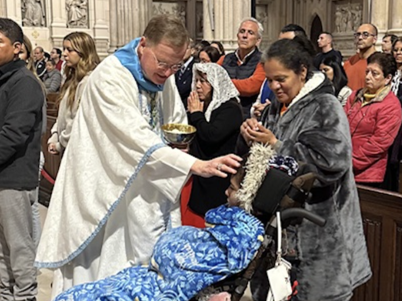 Bishop Edmund Whalen Celebrates Our Lady of Lujan Mass at St. Patrick’s Cathedral