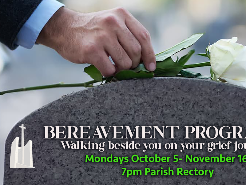 Bereavement Program - Church of the Epiphany