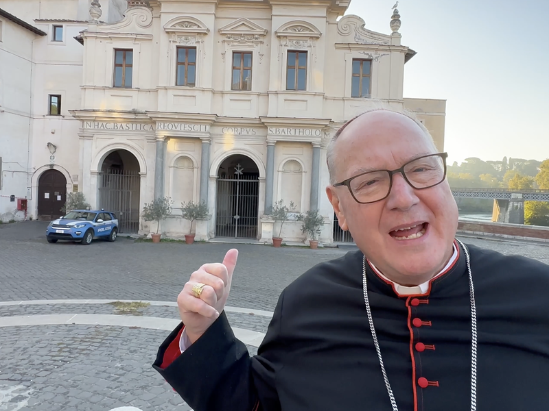 A Word from Cardinal Dolan: Church of Saint Bartholomew on Tiber Island