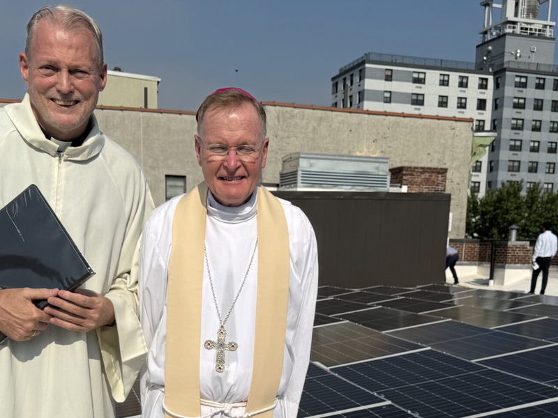 Solar Installation Unveiled, Blessed at Harlem’s Church of the Resurrection