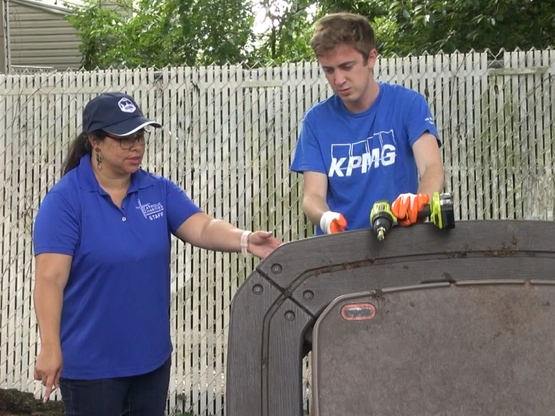 Catholic Charities and KPMG visit Good Counsel Homes on Staten Island for 2024 Impact Day
