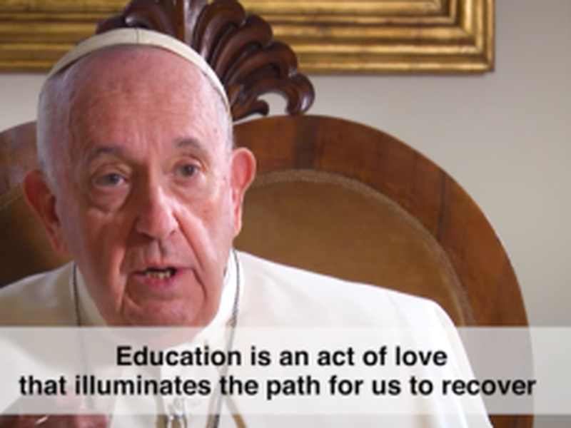 Pope Francis's Monthly Prayer Intention for January: Teaching Fraternity