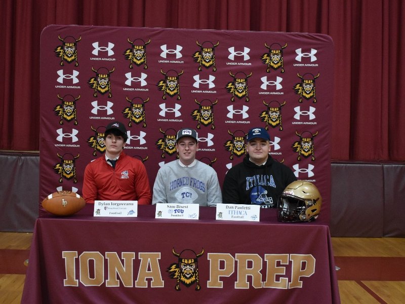 Three Iona Preparatory Scholar-Athletes Commit to Play Collegiate Sports
