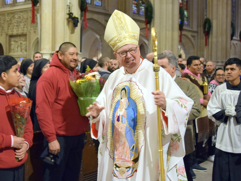Los Fieles de la Arquidiócesis De Nueva York Honran a Nuestra Señora De Guadalupe Y a San Juan Diego Con Procesión Y Misa Annual
