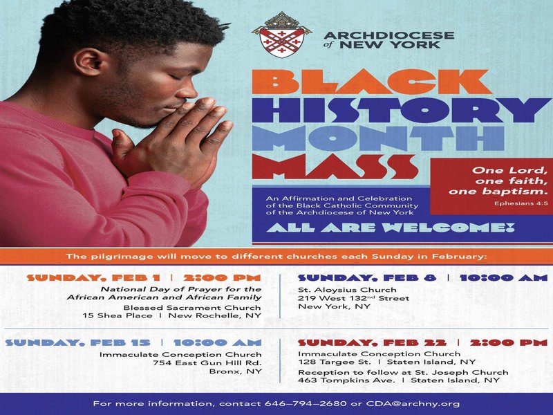 Black History Month Mass