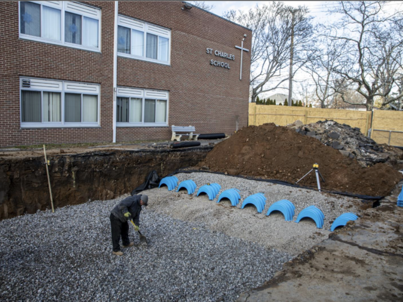 NYC Partners With Archdiocese of New York on $600,000 Stormwater Project at Staten Island Catholic School