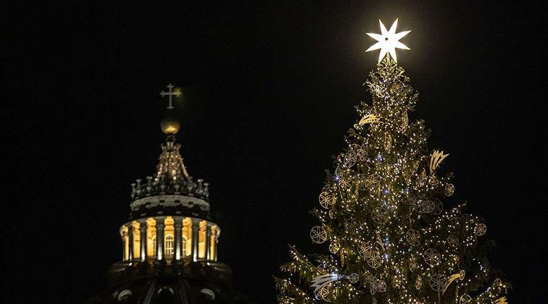 Árbol de Navidad del 2020 en el Vaticano (foto ACI Prensa).