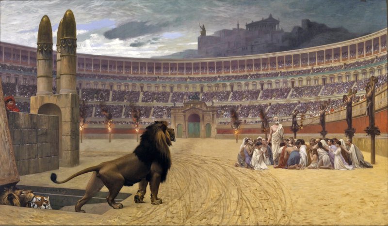 Se dice que San Valentín administraba a los fieles en medio de la persecución de los cristianos en el Imperio Romano (Foto Wikipedia)