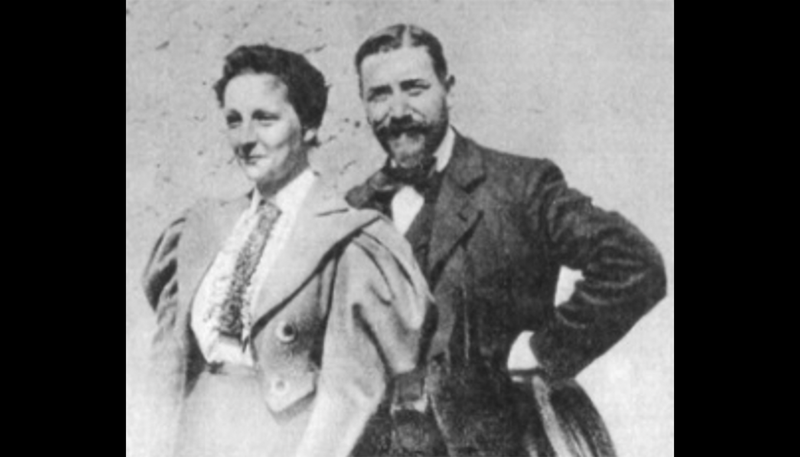 Élisabeth and Félix Lesuer. (Wikimedia Commons)