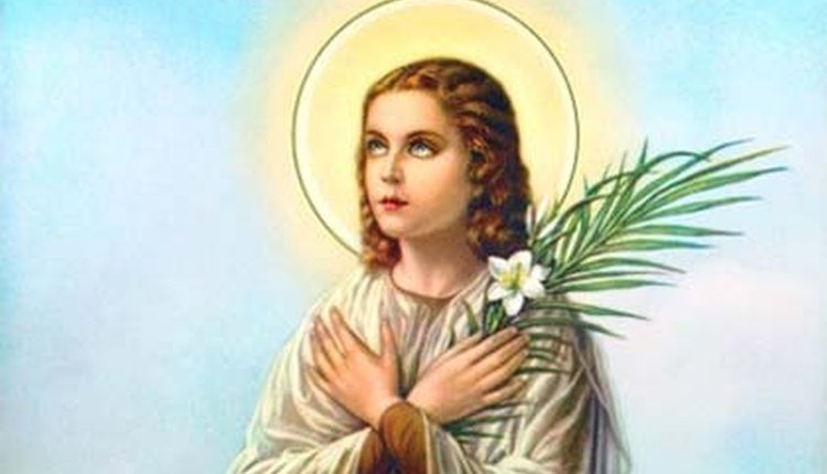 Santa María Goretti, archivo.