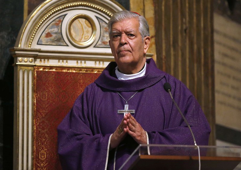 El Cardenal Jorge Urosa Savino, emérito de Caracas, en 2013. (CNS photo/Tony Gentile, Reuters)